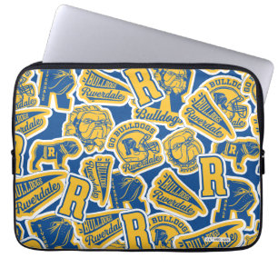 Riverdale Football en Cheer Pattern Laptop Sleeve