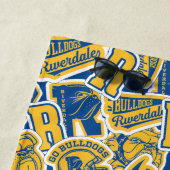 Riverdale Football en Cheer Pattern Strandlaken (In situ)