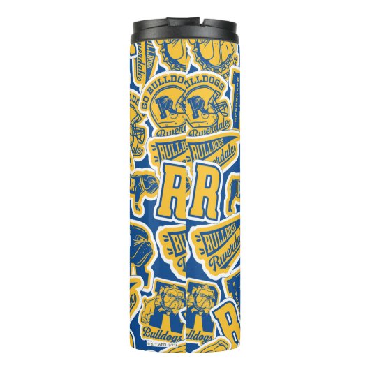 Riverdale Football en Cheer Pattern Thermosbeker (Achterkant)