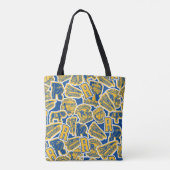Riverdale Football en Cheer Pattern Tote Bag (Achterkant)