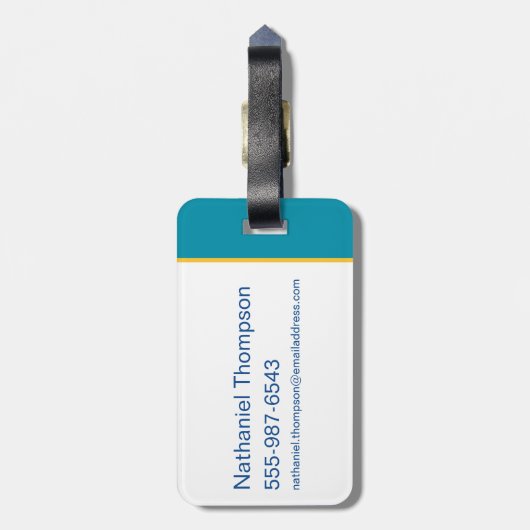 Riverdale High School Seal Bagagelabel (Achterkant verticaal)