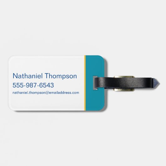 Riverdale High School Seal Bagagelabel (Achterkant horizontaal)