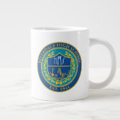 Riverdale High School Seal Grote Koffiekop (Rechts)