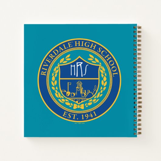 Riverdale High School Seal Notitieboek (Achterkant)