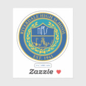 Riverdale High School Seal Sticker (Vel)