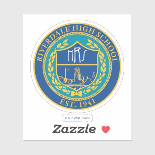 Riverdale High School Seal Sticker (Vel)