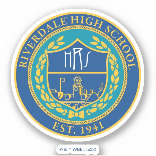 Riverdale High School Seal Sticker (Voorkant)