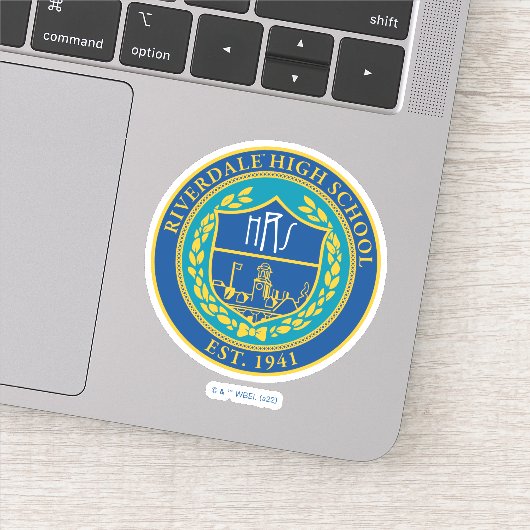 Riverdale High School Seal Sticker (Detail)