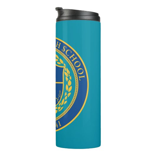 Riverdale High School Seal Thermosbeker (Geroteerd rechts)