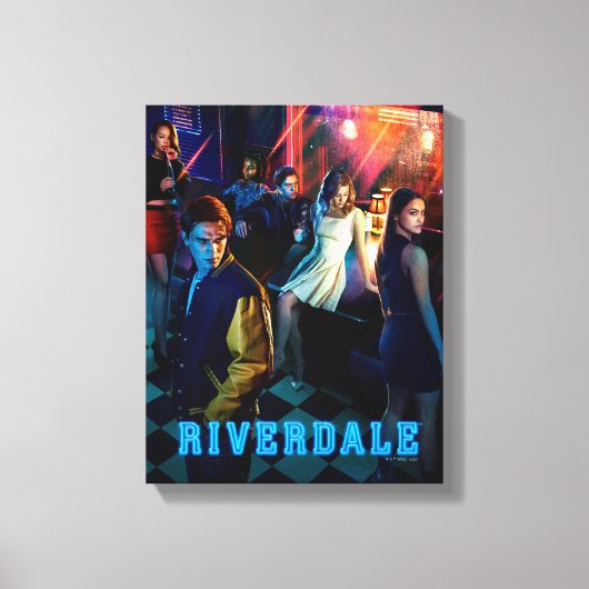 Riverdale Inside Pop Diner Poster Canvas Afdruk (Voorkant)