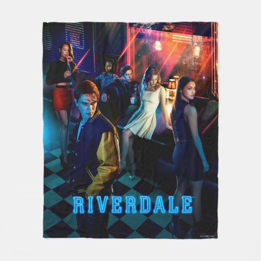 Riverdale Inside Pop Diner Poster Fleece Deken (Voorkant)