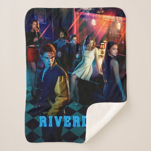 Riverdale Inside Pop Diner Poster Sherpa Deken (Voorkant)