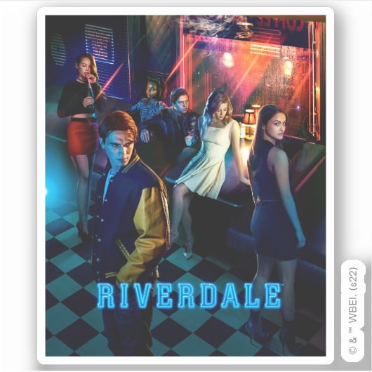 Riverdale Inside Pop Diner Poster Sticker (Voorkant)