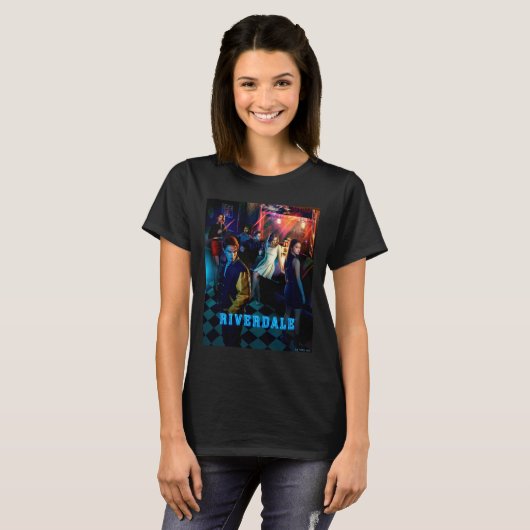 Riverdale Inside Pop Diner Poster T-shirt (Voorkant volledig)