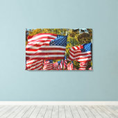 Riverdale, New York, VS. Wijnland Canvas Afdruk (Insitu (Houten vloer))