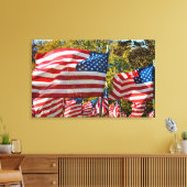 Riverdale, New York, VS. Wijnland Canvas Afdruk (Insitu (Woonkamer))
