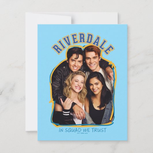 Riverdale - Op het plein vertrouwen we Notitiekaartje (Voorkant)