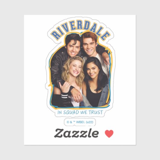 Riverdale - Op het plein vertrouwen we Sticker (Vel)