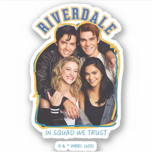 Riverdale - Op het plein vertrouwen we Sticker (Voorkant)