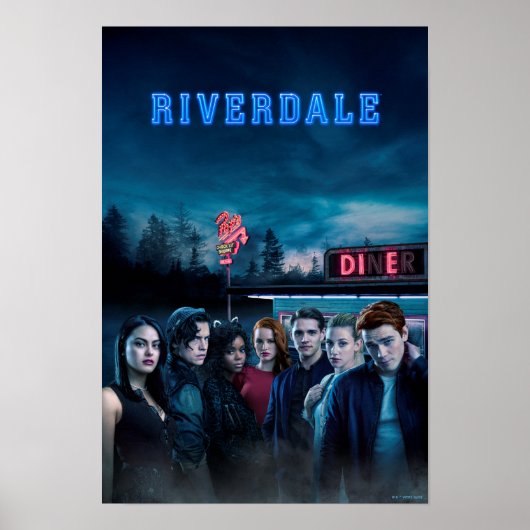 Riverdale Outside Pop Diner Poster (Voorkant)