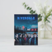 Riverdale Outside Pop Diner Poster Briefkaart (Staand voorkant)