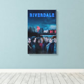 Riverdale Outside Pop Diner Poster Canvas Afdruk (Insitu (Houten vloer))