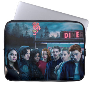 Riverdale Outside Pop Diner Poster Laptop Sleeve