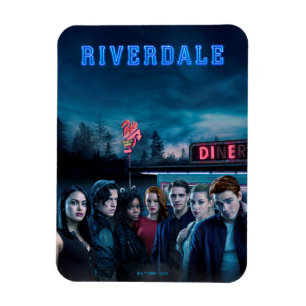 Riverdale Outside Pop Diner Poster Magneet