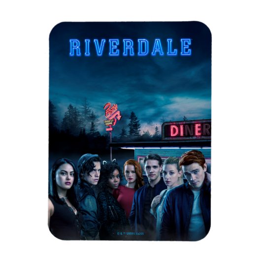Riverdale Outside Pop Diner Poster Magneet (Verticaal)