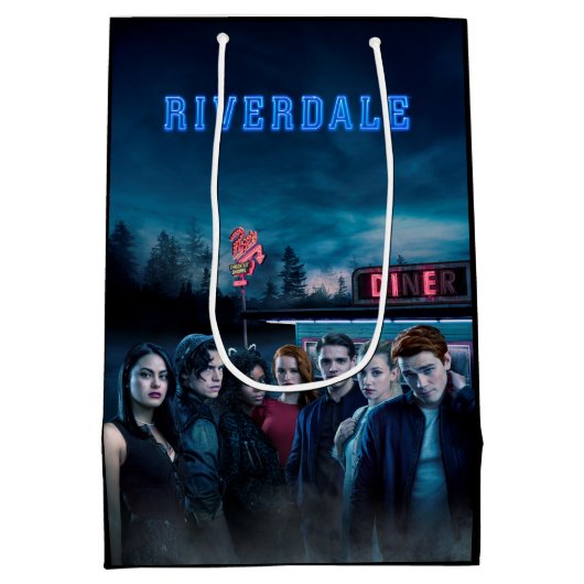 Riverdale Outside Pop Diner Poster Medium Cadeauzakje (Achterkant)