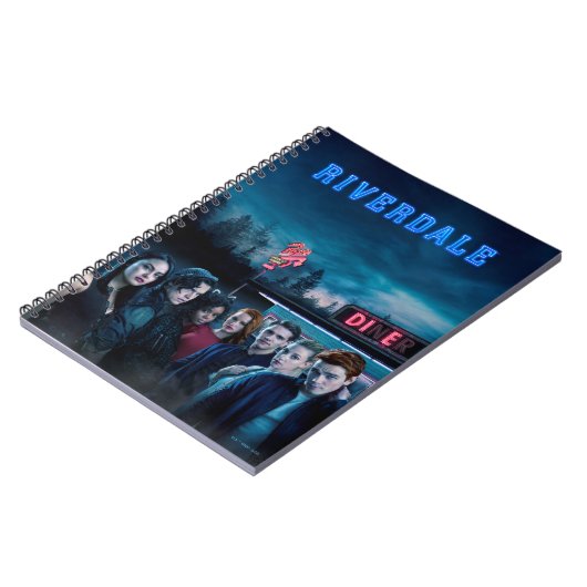 Riverdale Outside Pop Diner Poster Notitieboek (Linkerzijde)