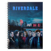 Riverdale Outside Pop Diner Poster Notitieboek (Voorkant)