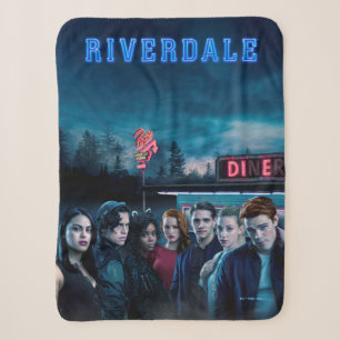 Riverdale Outside Pop Diner Poster Sherpa Deken