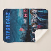 Riverdale Outside Pop Diner Poster Sherpa Deken (Voorkant (horizontaal))