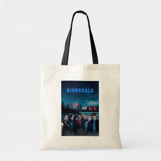 Riverdale Outside Pop Diner Poster Tote Bag (Voorkant)