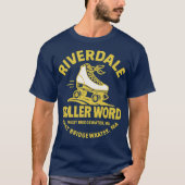 Riverdale Roller World Retro 1980 Rolschaatsen T-shirt (Voorkant)