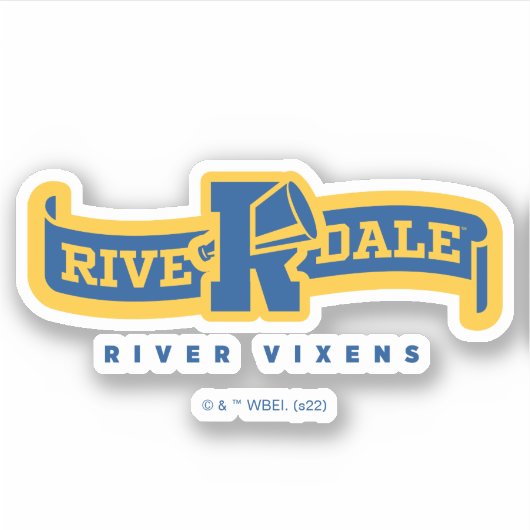 Riverdale Vixens Banner Sticker (Voorkant)