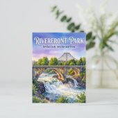 Riverfront Park USA Briefkaart (Staand voorkant)