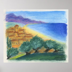 Riveria droomt - Verbreekbaar Poster