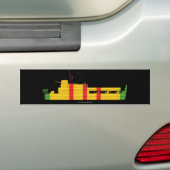 Riverine Inf. ATC op VSM-lint Bumpersticker (Op auto)