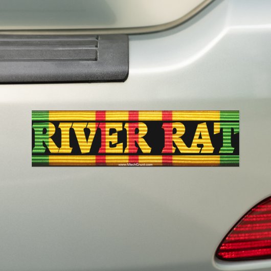 Riverine Inf. Rat VSM Bumpersticker (Op auto)