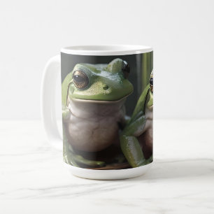 Riveround Wonders: twee mollige groene kikkers bij Koffiemok