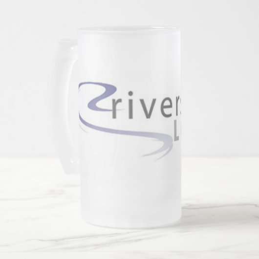 Rivers Bend Lodge Frosted Mok (Voorkant links)