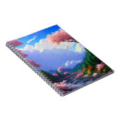 River's Harmony met de kleurrijke wildernis Notitieboek (Rechterzijde)