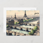 rivers kopen kaart parijs massa mailing briefkaart (Voorkant / Achterkant)