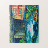 Rivers Samen: Ryburn en Calder bij Sowerby Bridge Legpuzzel (Verticaal)