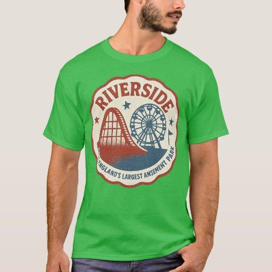Riverside Amusement Park - Agawam, MA T-shirt (Voorkant)