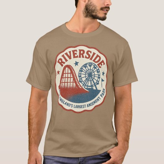 Riverside Amusement Park - Agawam, MA T-shirt (Voorkant)