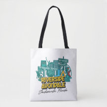 Riverside Avondale Buurt Canvas tas