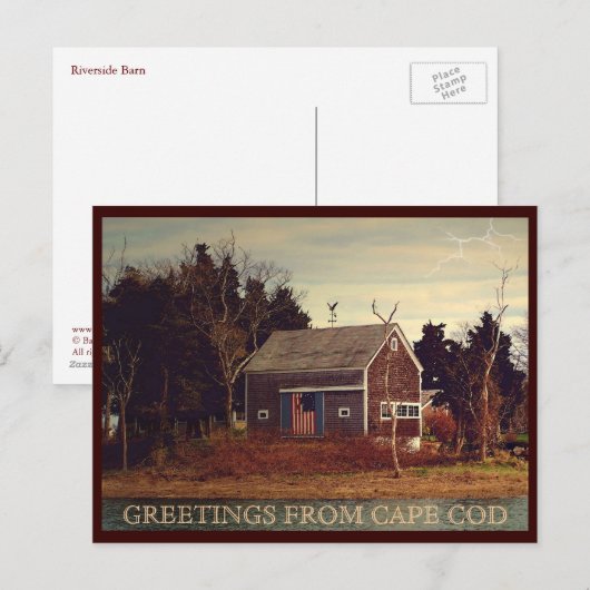 Riverside Barn Briefkaart (Voorkant / Achterkant)